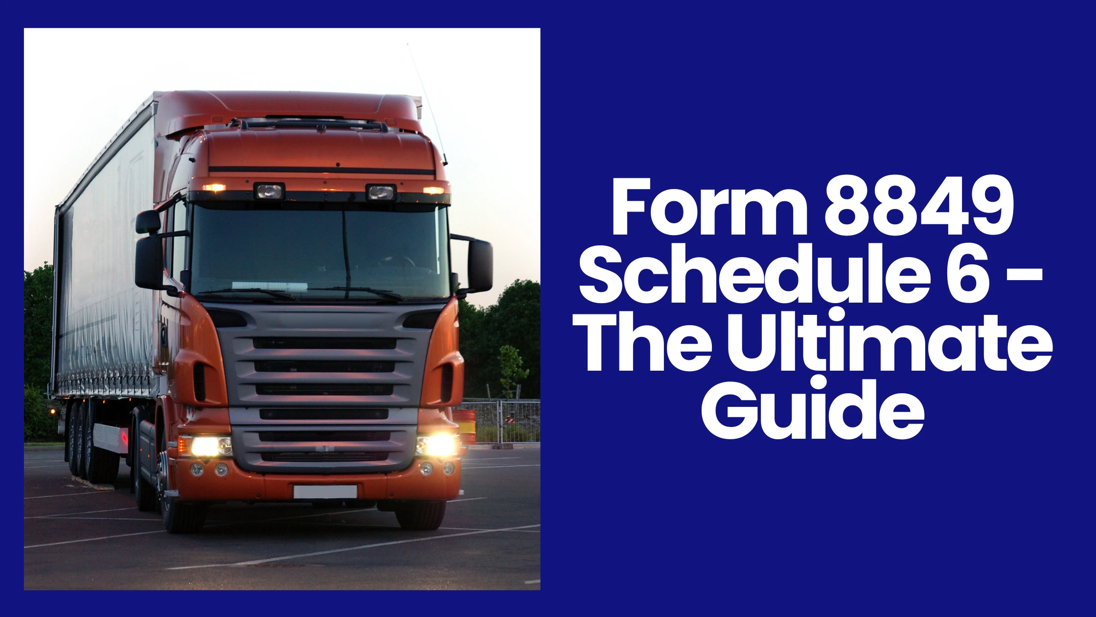 Form 8849 Schedule 6 - The Ultimate Guide